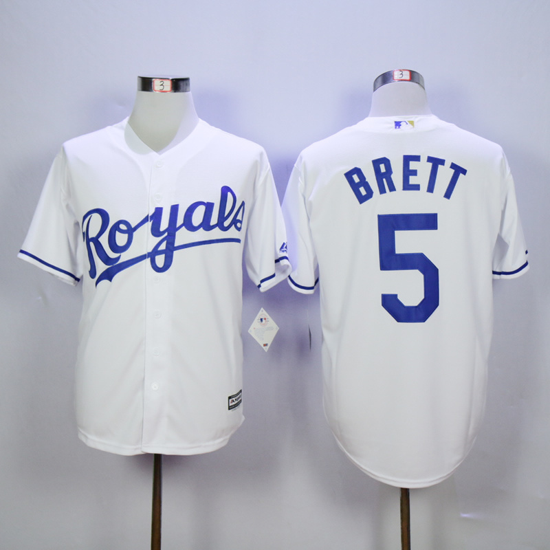 Men Kansas City Royals #5 Brett White MLB Jerseys